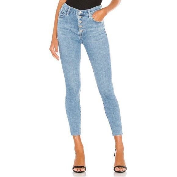 ✨J Brand Lillie High Rise Crop Skinny in Cloudy✨ - Picture 2 of 9